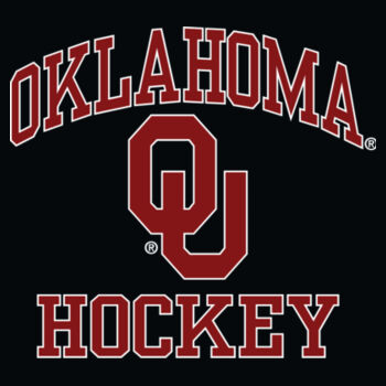 Outlined OU Hockey - Russel Athletic Dri Power® Hooded Sweatshirt Design