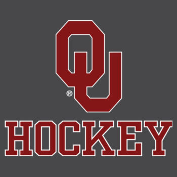 OU Hockey with White Outline - Game Tee Design