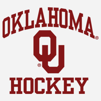 Oklahoma OU Hockey - Youth Long Sleeve Core Cotton Tee Design