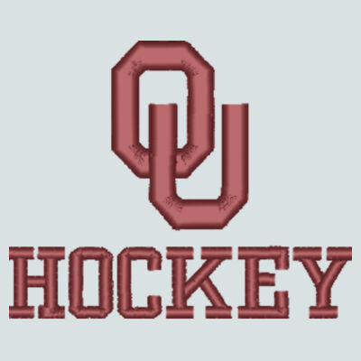 OU Hockey Embroidered - Women's 1/4 Zip Sweatshirt Design