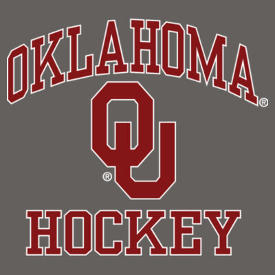 Outlined OU Hockey - Heavy Blend Hooded Sweatshirt Design