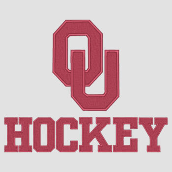 OU Hockey Embroidered - Dream Plush Travel Blanket Kit Design