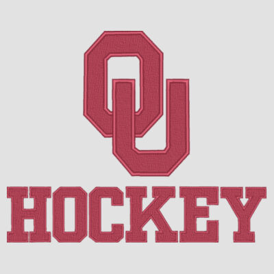 OU Hockey Embroidered - Dream Plush Travel Blanket Kit Design