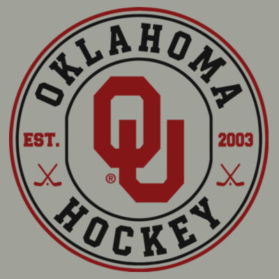 OU Hockey Circle - Snapback Five Panel Trucker Cap Design