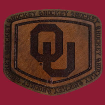 LIMITED EDITION - OU Hockey Leather Patch - Richardson 112 Trucker Cap  Design