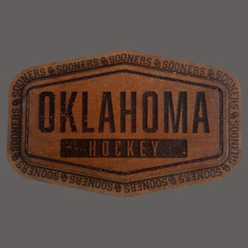 LIMITED EDITION - Oklahoma Hockey Leather Patch - Richardson 112 Trucker Cap  Design