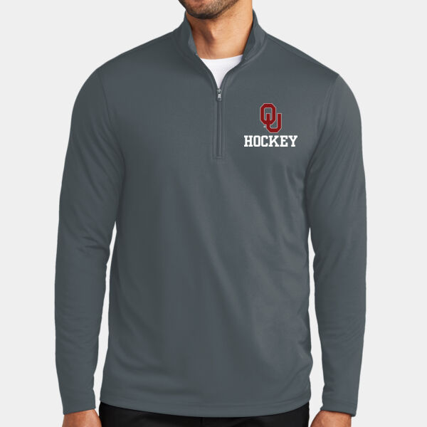 OU Hockey Pocket - Dry Zone ® UV Micro Mesh 1/4 Zip Thumbnail