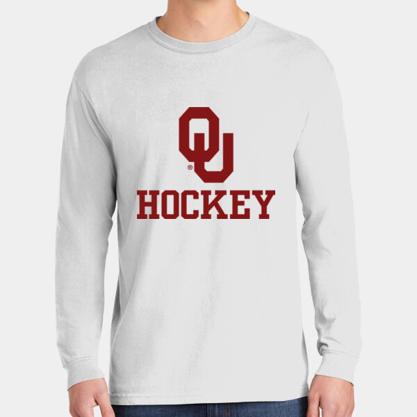 OU Hockey - Comfort Colors Heavyweight Long Sleeve T-Shirt Thumbnail