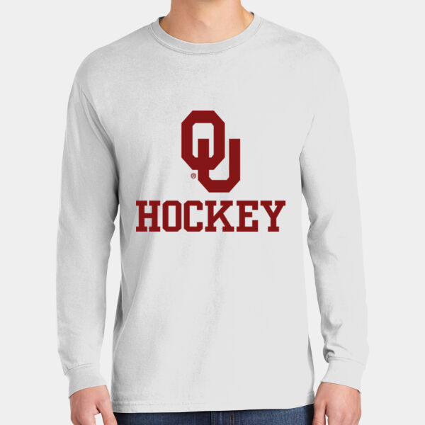 OU Hockey - Comfort Colors Heavyweight Long Sleeve T-Shirt Thumbnail