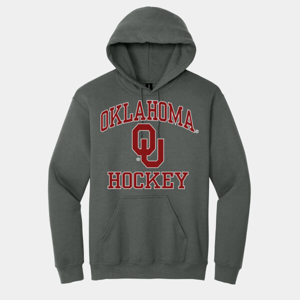 Outlined OU Hockey - Heavy Blend Hooded Sweatshirt Thumbnail