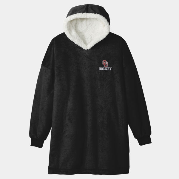 OU Hockey Embroidered - Mountain Lodge Wearable Blanket Thumbnail