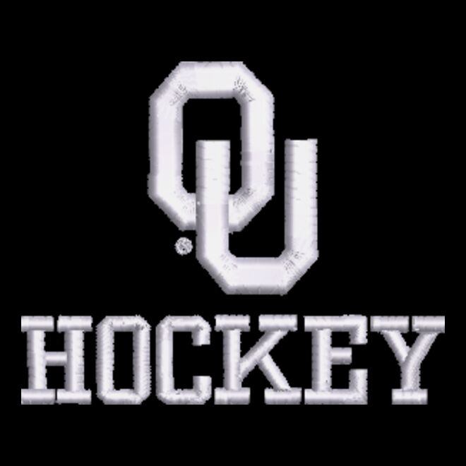 OU Hockey in White OU Hockey in White Thumbnail